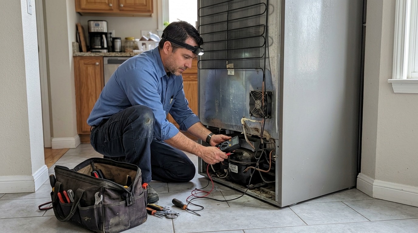 Diagnosing a refrigerator that stopped cooling
